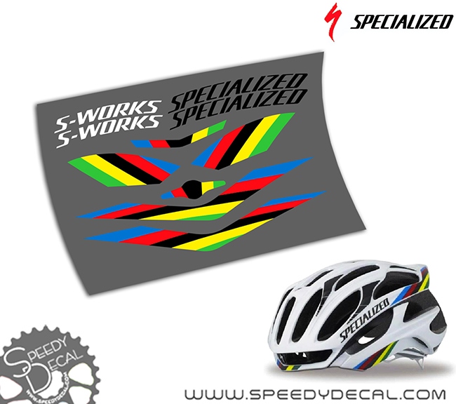 Specialized S-Works Prevail World Cup 2015 - kit adesivi casco