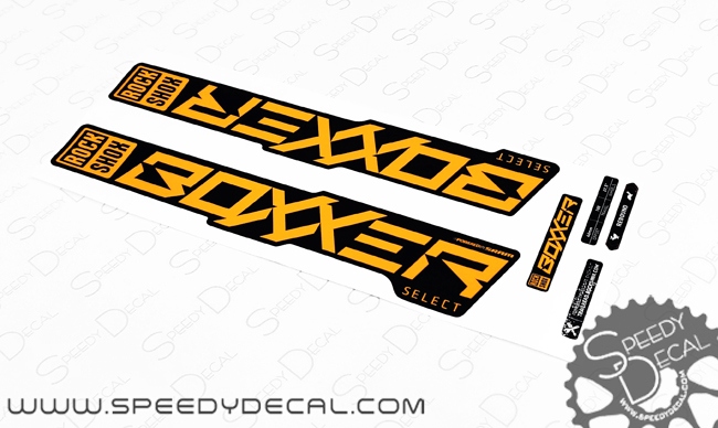 Adesivi Stickers Forcella Rock Shox Boxxer AM45 Aufkleber Decals Adesivi MTB