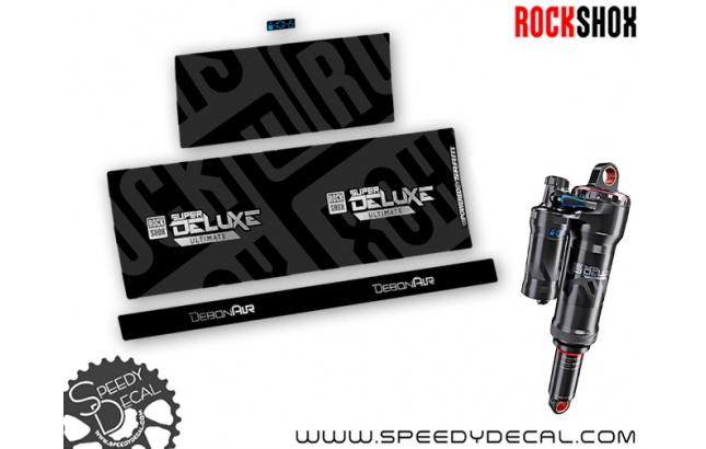 Rock Shox Super Deluxe Ultimate - adesivi per ammortizzatore posteriore