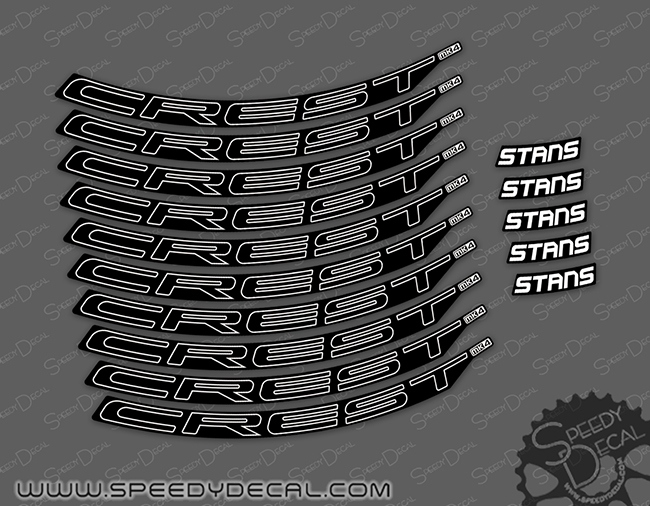 Stan's No Tubes Crest MK4 - adesivi per ruote