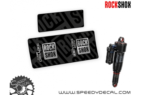 Rock Shox Super Deluxe Select+ 2023 - adesivi per ammortizzatore posteriore