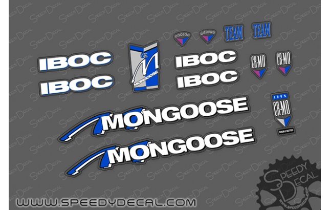 Mongoose Iboc vintage - kit adesivi telaio