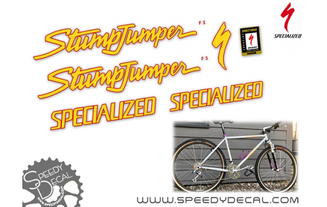 Specialized Stumpjumper FS vintage - kit adesivi telaio