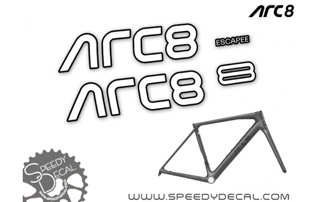 Arc8 Escapee 2024 - kit adesivi telaio