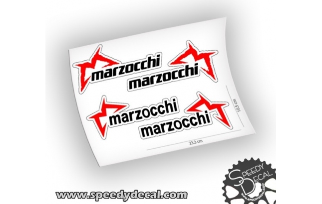 Marzocchi factory racing - adesivi per forcella