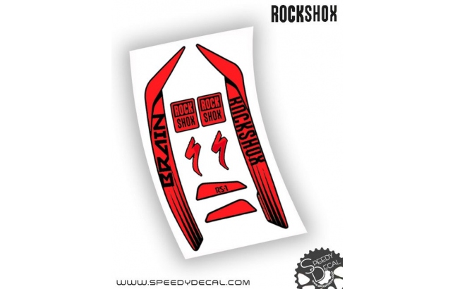 Rock shox RS-1 Brain 2016 - adesivi per forcella