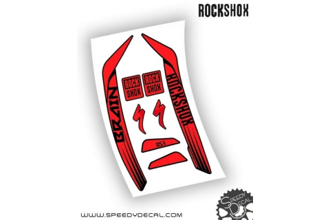 Rock shox RS-1 Brain 2015 - adesivi personalizzati per forcella