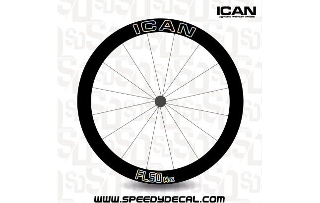Ican FL50 max - adesivi per ruote